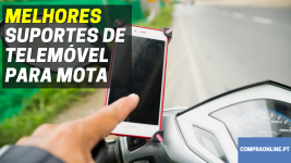 Melhores suportes de telemóvel para mota