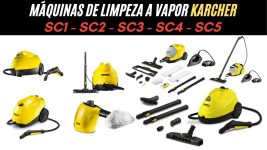 analise máquinas limpeza a vapor karcher - sc1, sc2, sc3, sc4, sc5