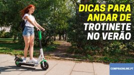 Dicas para andar de trotinete elétrica no verão